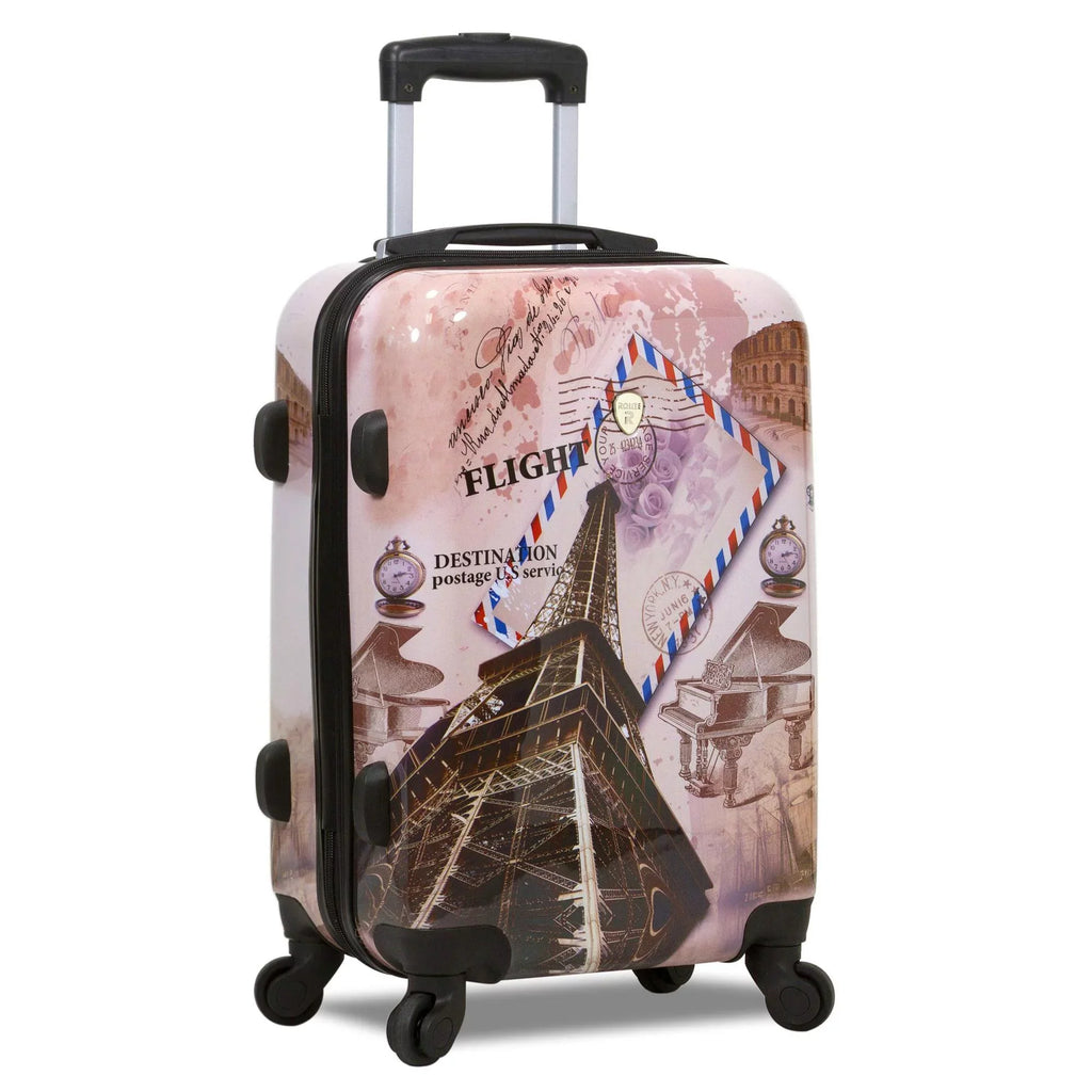 Hardside Set Collection World Paris Luggage 3-Piece Spinner Traveler