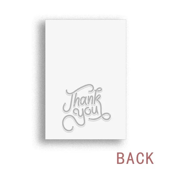 Envelopes You Meat Chop Thank Texture Rib Cards Raw Food Note Blank