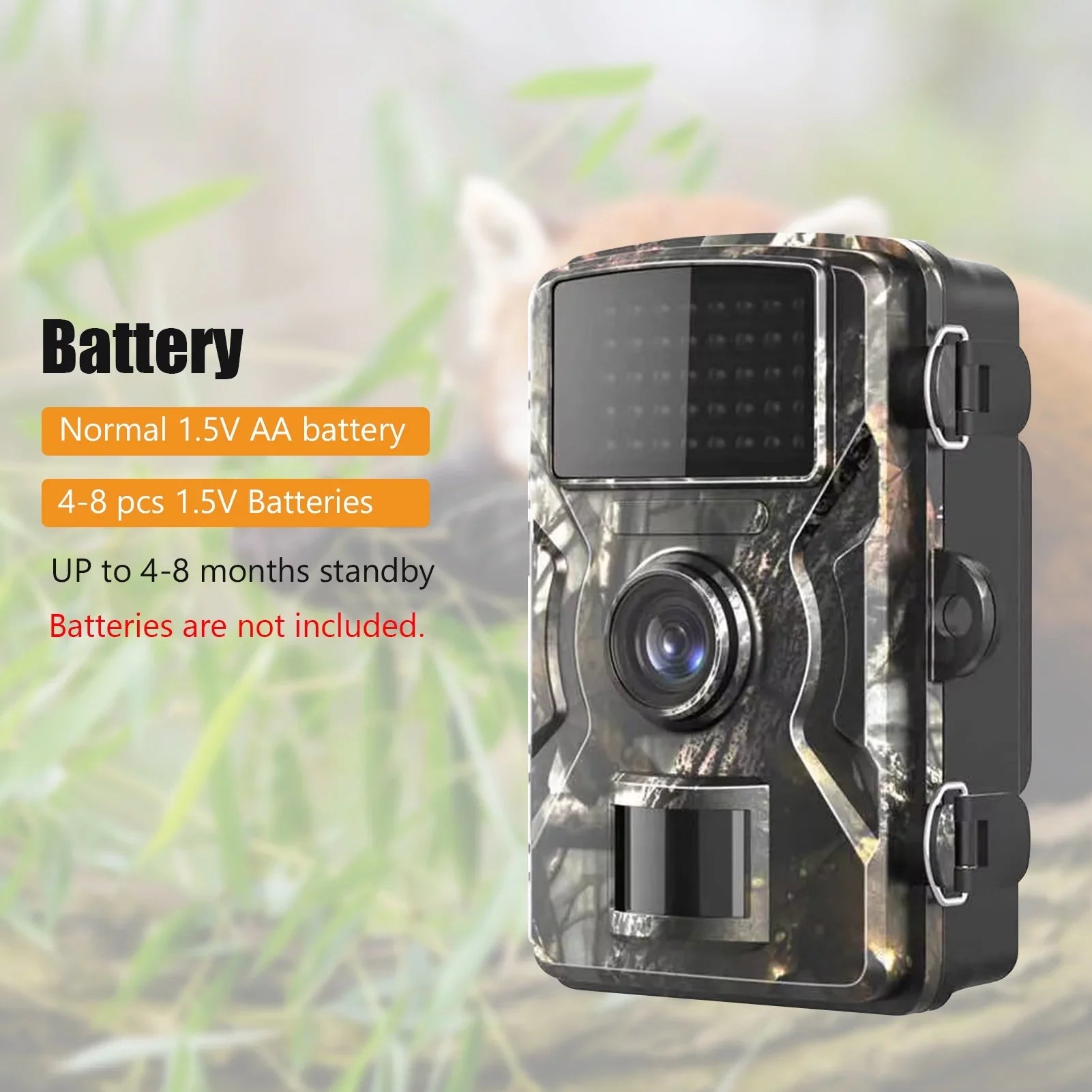 Trail Camera Display Motion and 1080P Wildlife, Waterproof, and IP66 for Vision, Home Night Color IR Use Dadypet Detection, with Game Farm, 2.4'' TFT
