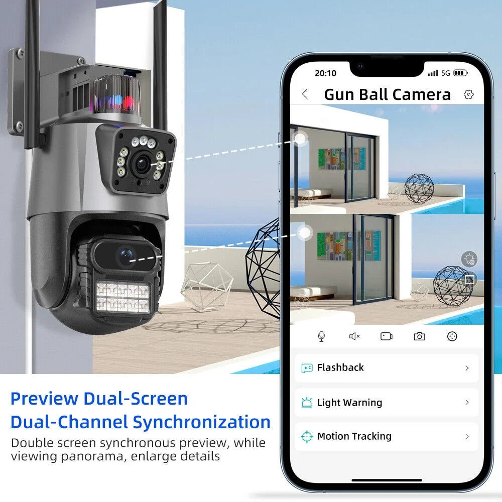 Card Camera Enhanced HD Audio Slot Real-time Antenna Outdoor Two-Way Waterproof Dual IP66 TF 1080P