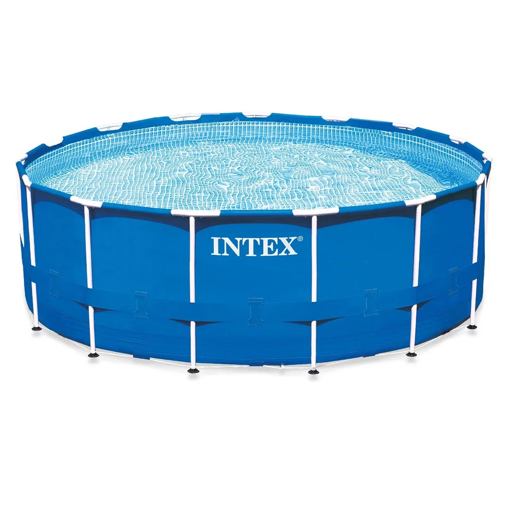 Metal (Older Frame 15-Feet Intex by 48-Inch Pool Set, Model)