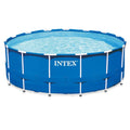 Metal (Older Frame 15-Feet Intex by 48-Inch Pool Set, Model)