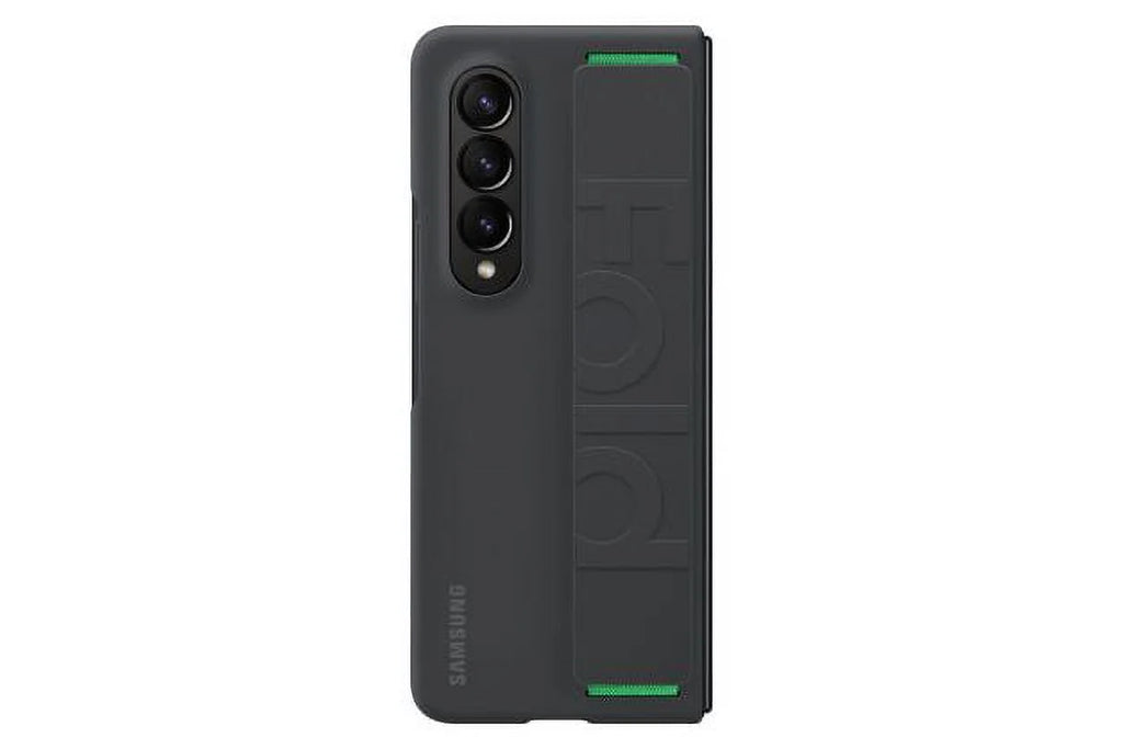 Silicone Black Samsung Galaxy Fold4 Case, Grip Z