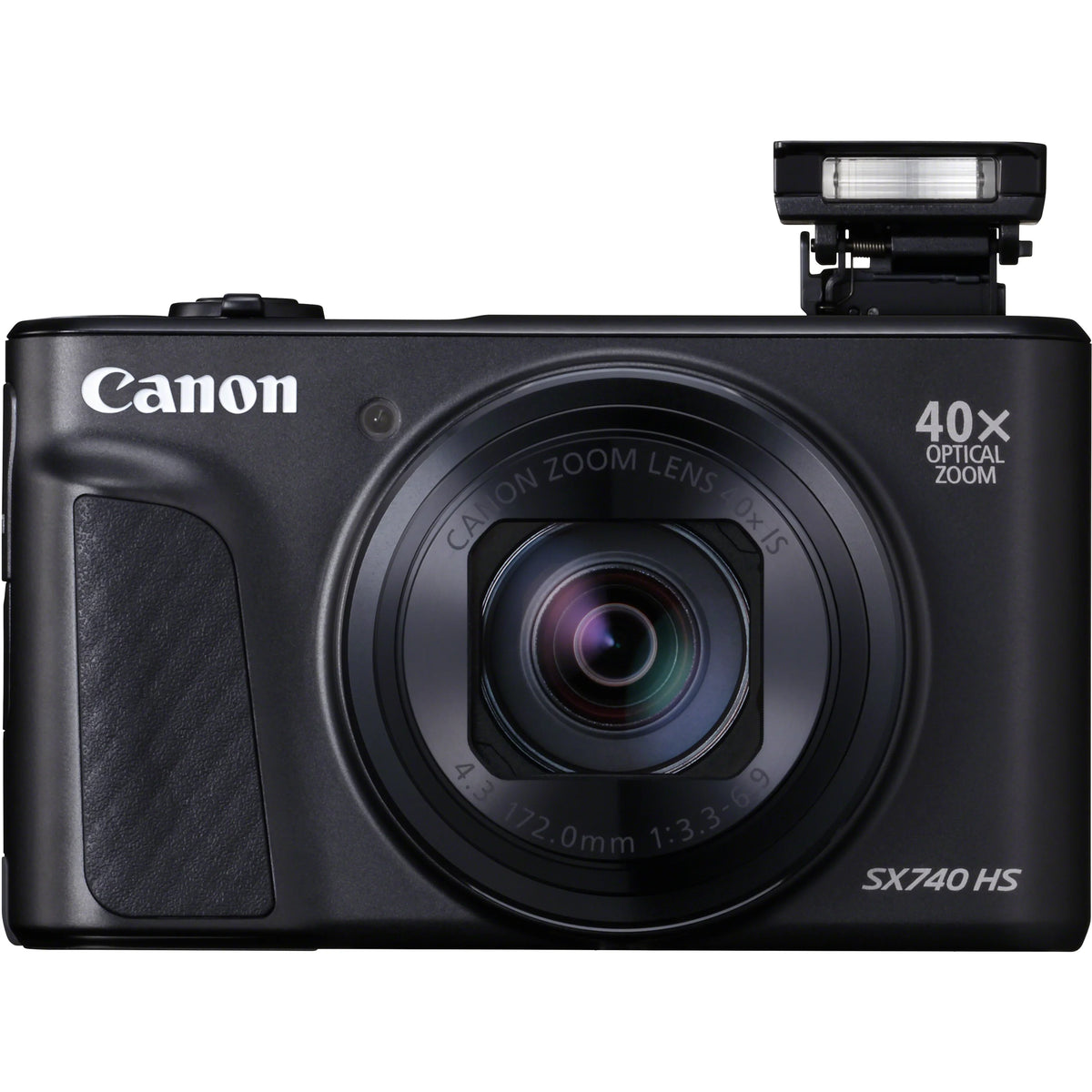 Black 20.3 Compact PowerShot Camera, SX740 HS Megapixel Canon