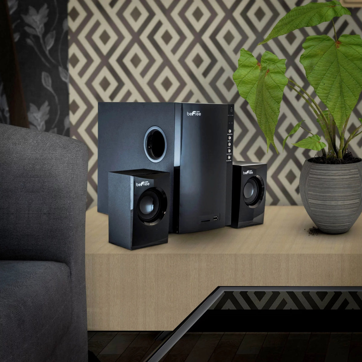 Remote System Speaker Surround Bluetooth 5.1 w/ beFree Sound Sound CA