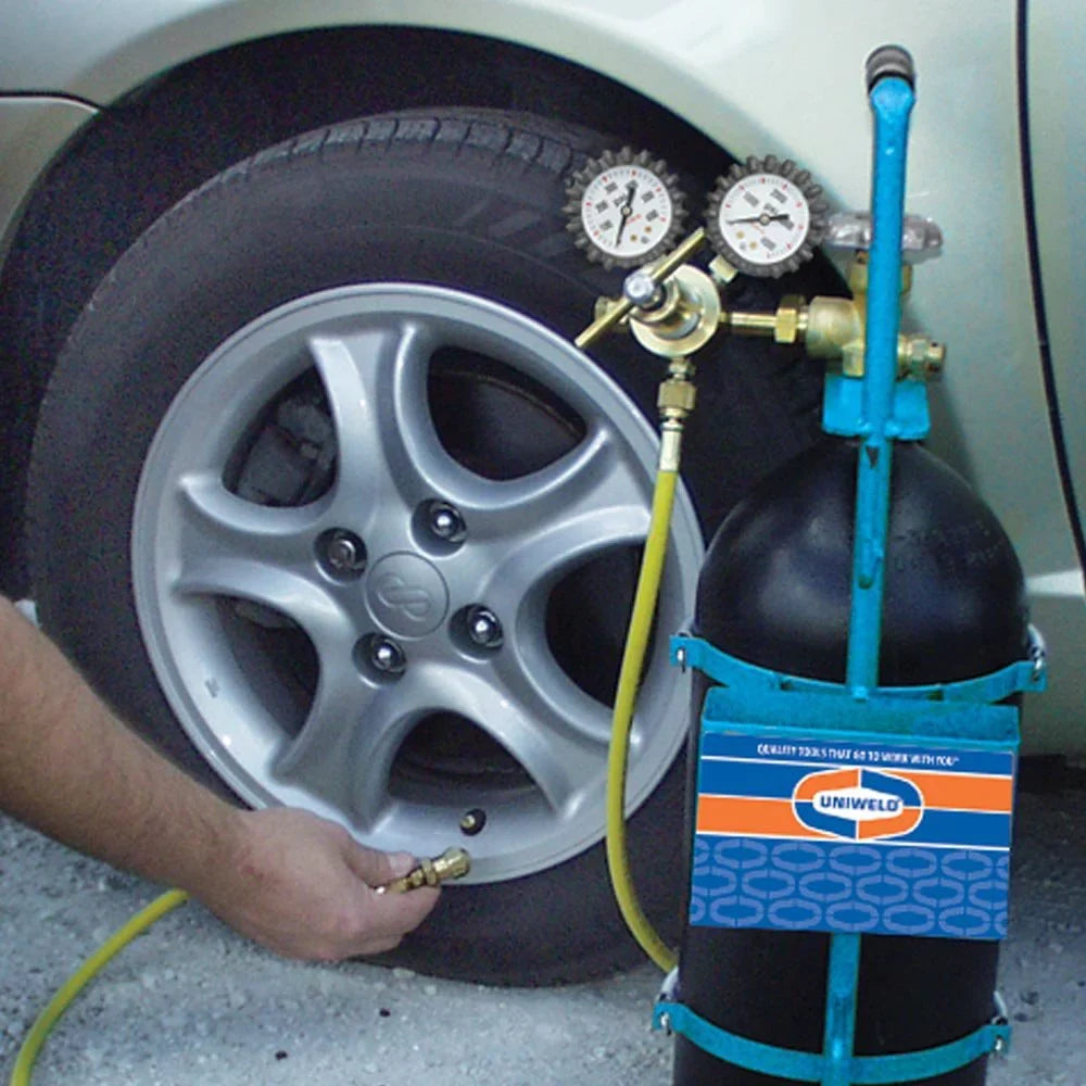 Metal and Uniweld Blaster Stand with Kit for Nitrogen Carrying 40 Nitrogen Feet Cubic Sucker Tank Sludge 40040