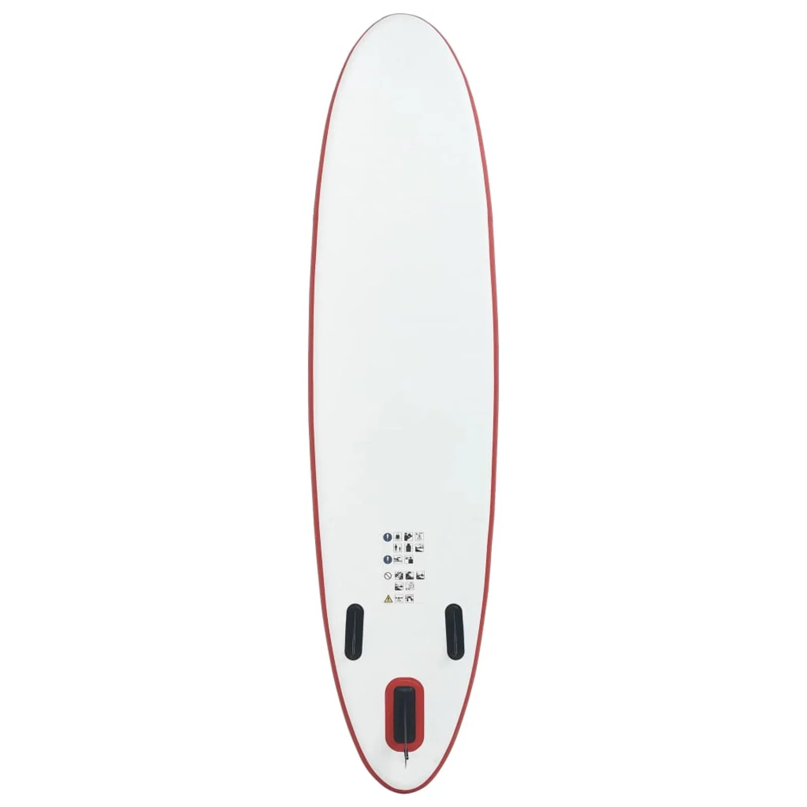 White Inflatable Red Paddleboard Set MABOTO and