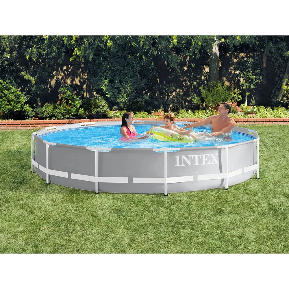 Ground Bundled Pool Ladder Ground Swimming 30" Above with Prism x 48" Frame 12'