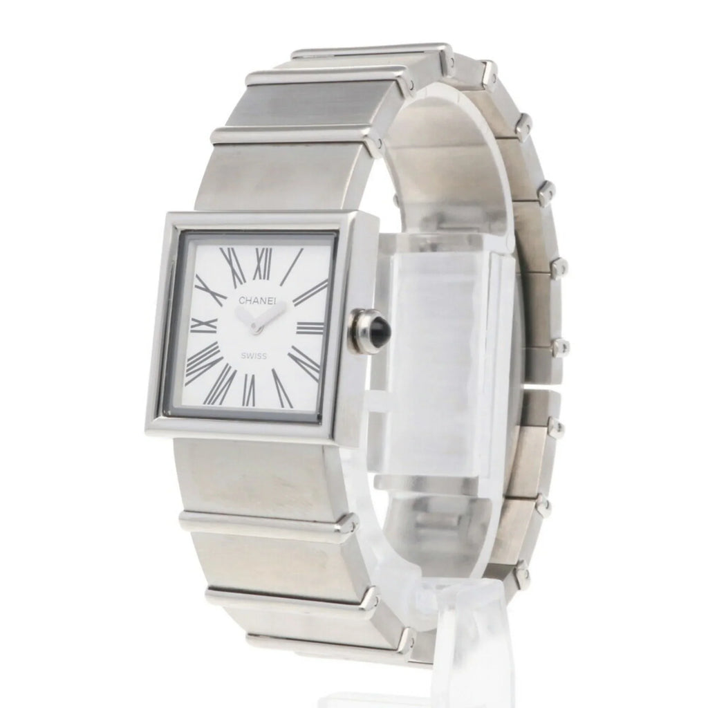 Pre-Owned Watch Stainless CHANEL Mademoiselle Steel Wakeari Non-Waterproof (Fair) Quartz Ladies