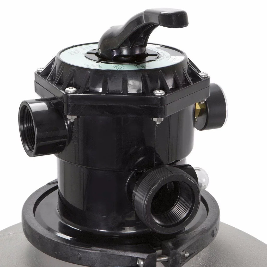 Pond Valve Ground to with Sand Filter Gallons XtremepowerUS Above System 29,400 7-Way Pool Swimming Inground up 24"