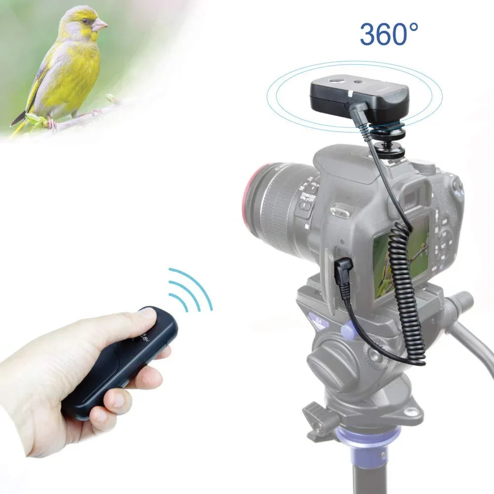 FZ100 Shutter Release Control Wireless Remote Panasonic L10 DMC-G85 Angle DC-GH5/DMC-FZ300 L1 360 DMC-G7 Foto&Tech GX7 G6 100 GH4 Any Working DC-G9 G5 FZ1000 FZ150 GF6 G10 FZ2500(FZ2000) Meters- FZ200