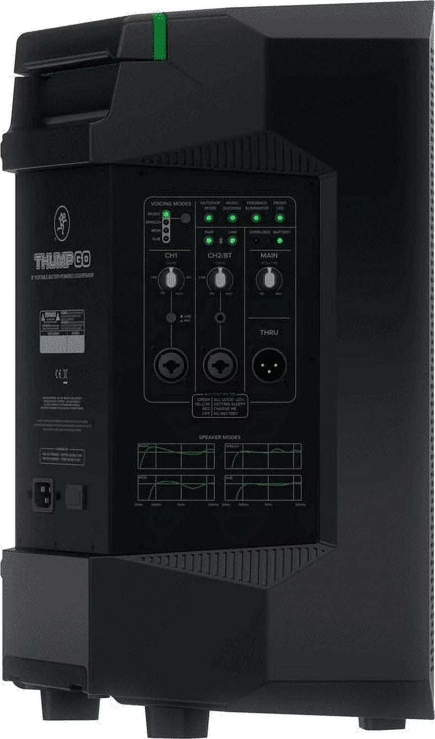 Mackie 2 Speaker DJ 8" GO Thump Bluetooth Battery-Powered Rechargeable PA Portable
