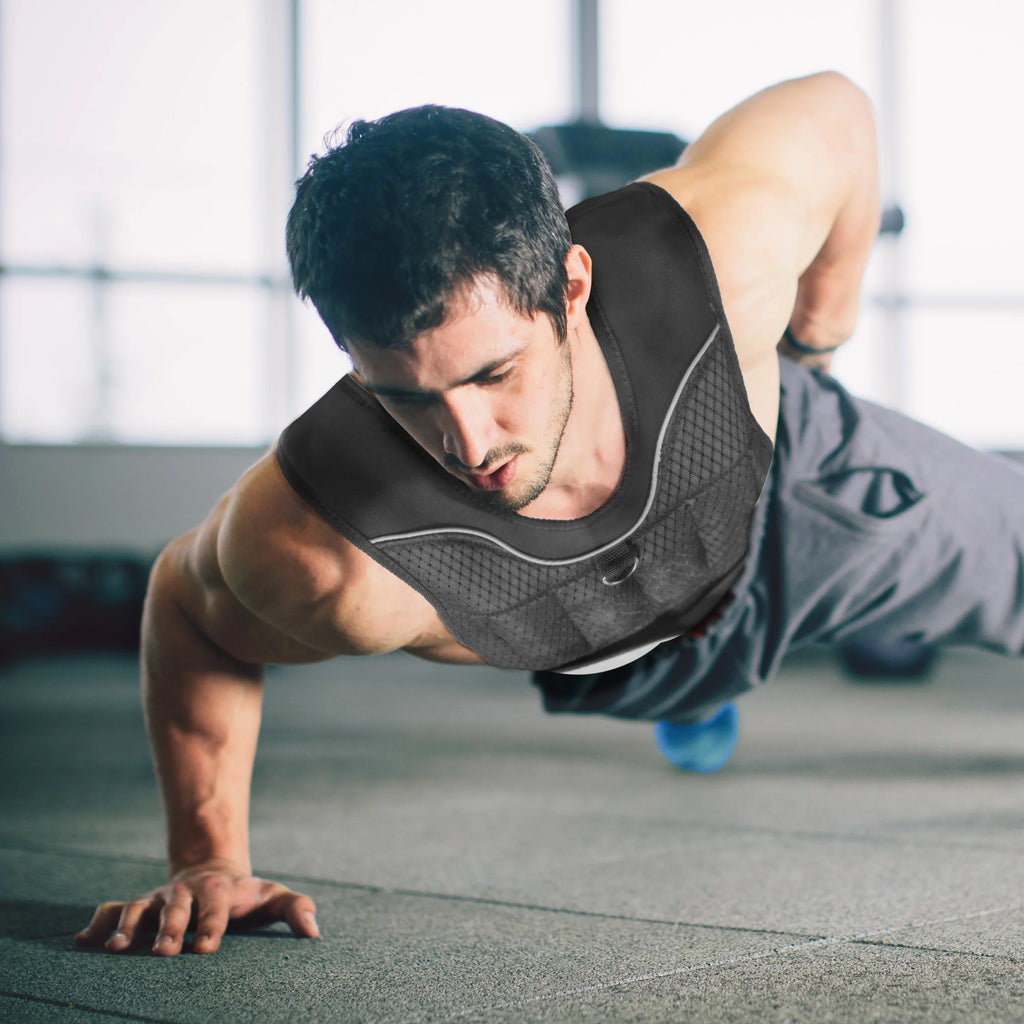 Training Works 20lb Vest Adjustable Weighted Athletic