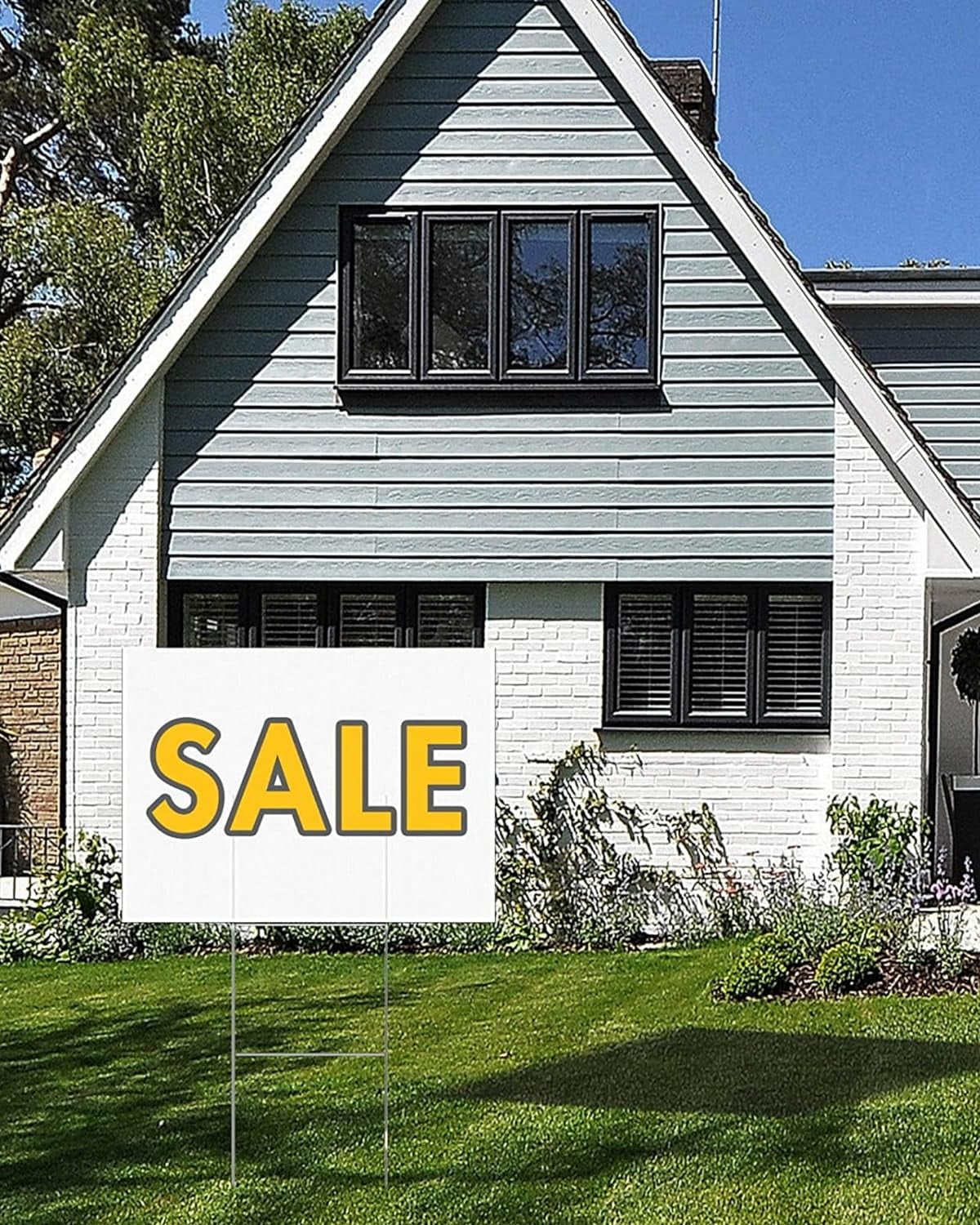 Pack Happy Guidepost, 4 Yard 12 Stakes, House Garage 17 Open Decorations, x Lawn Signs with Sign Garage White Birthday, Inches Garden Blank for Yard Thten Sale Signs Large Sale, Rent,Party