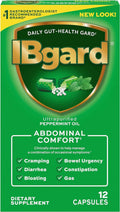 Relief Good Purified Small IBgard Bowel Peppermint (IBS) First Bloating Gas 12 Timers Irritable Box Capsules Ultra Oil for 90mg Syndrome for