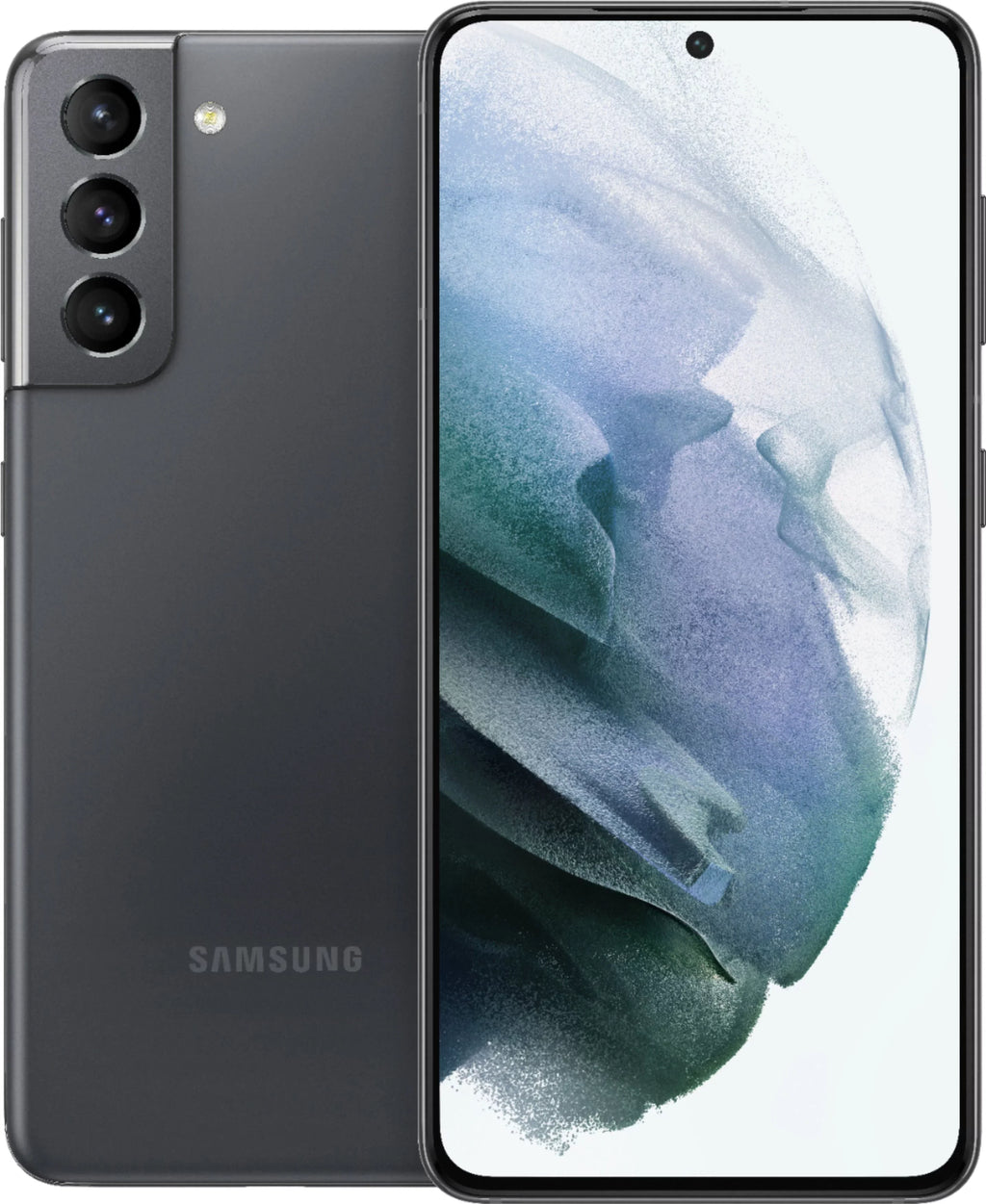(Refurbished: G991U Fair) Phantom Gray Smartphone Samsung Unlocked) Galaxy S21 Pre-Owned 5G 256GB (Fully