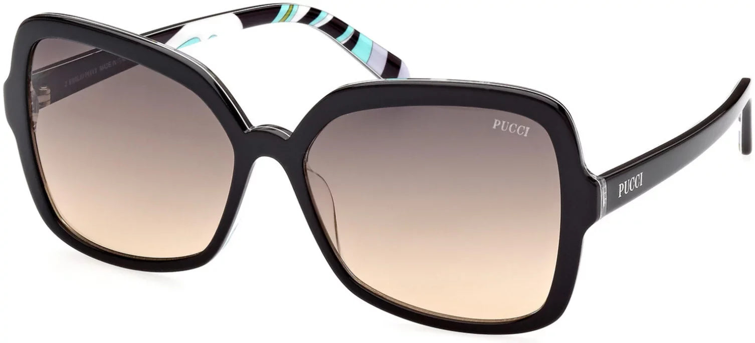 0192 Pucci Shiny EP 01B Black / Sunglasses Emilio