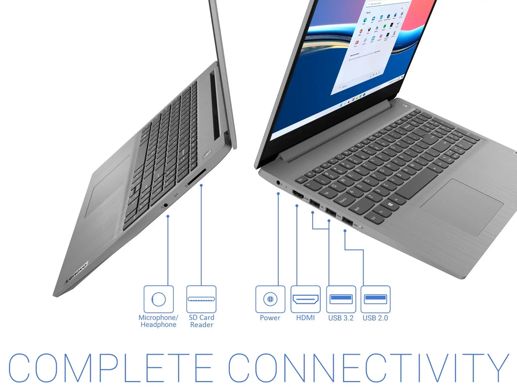 SSD, RAM, 11 Core HDMI, Wi-Fi, 15.6" 512GB 8GB 4.1GHz, IdeaPad NVMe 3 Windows Upto Touch Lenovo S HD Bluetooth, Card Reader, Laptop, Intel Pro i3-1115G4 Display,