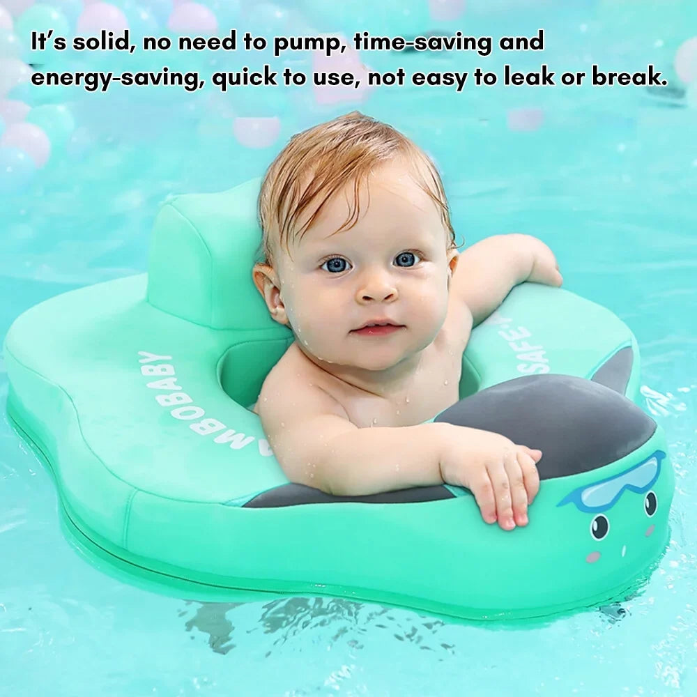 Mambobaby Months Non-Inflatable Baby for Swimming B504 Mambobaby Baby with Safety Seat Seat Summer Float 4-24 Ring Pool