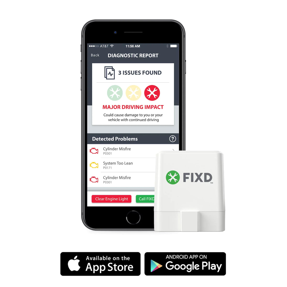 OBD-II II Active FIXD Car-Health Gen Monitor