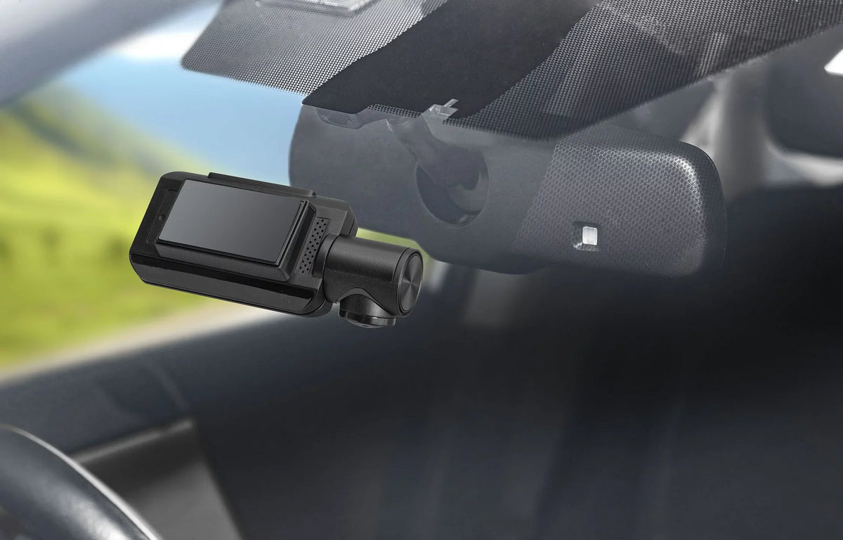 Black 2K Split 2K RoadCam Included, QHD with 4-in-1 App Dashcam GPS, - 360° 16GB SD YADA Built-in Compact Screen Control, Pro Card Recording,