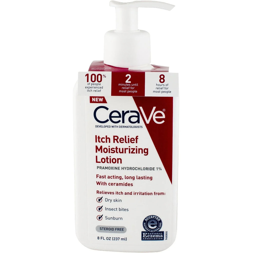 '- 8 Lotion CeraVe oz Relief Itch Moisturizing