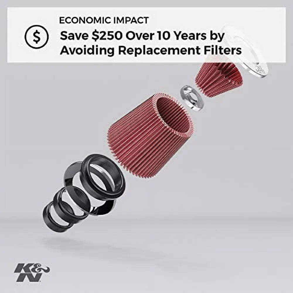 Performance, Washable, Duty: K&N Premium, E-3730 Industrial Filter, Replacement Engine High Heavy Air Filter: