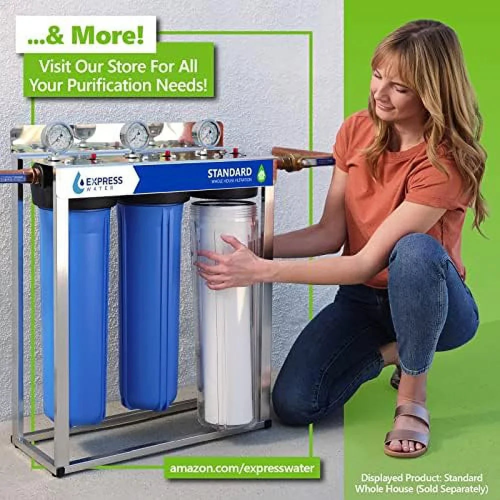 Filters, 2 System Filters Water ACB, Filters, Osmosis Set Year PAC GAC, Filter Carbon Reverse 10 14 Filters Sediment Inch Size SED Replacement