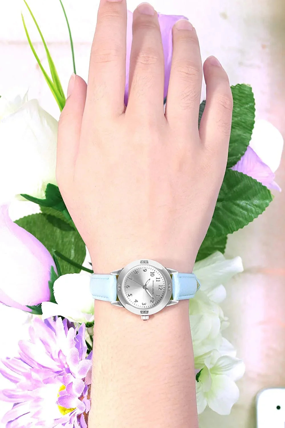 Leather for Fashion Girls for Gift Watches Watch Japanese Simple 11-15 for Ages Watches Ladies Students Watches Watches Casual Women TUOTISI Girls Band Movement Ladies