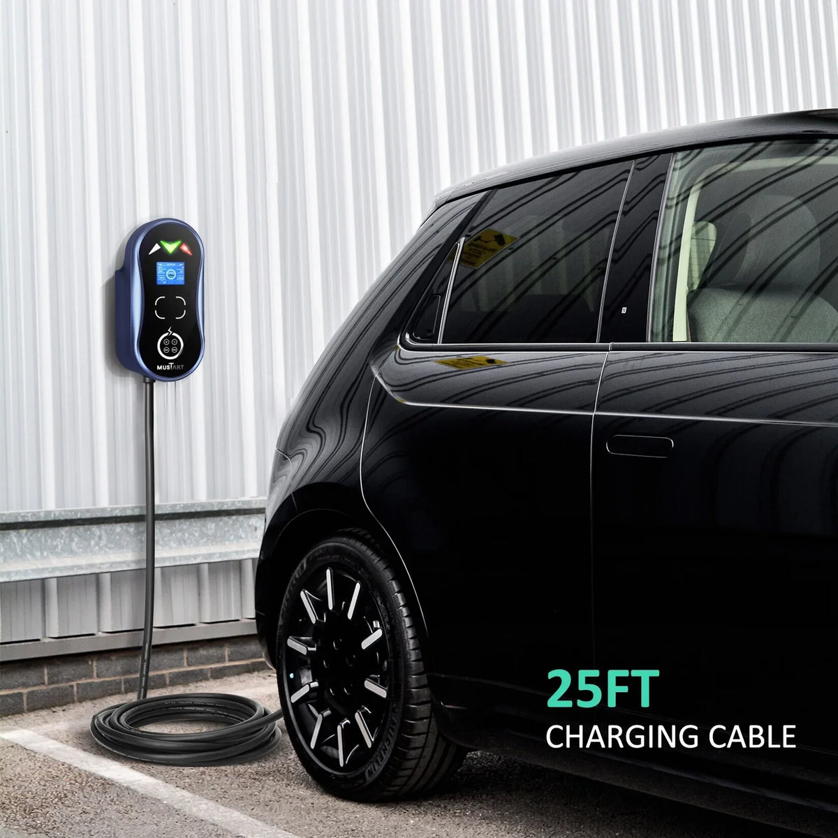 14-50P, NEMA station cord, 3 ft 40Amp, charging Wallbox yr Level 240V, Charging MUSTART - EV 25 2 product warranty