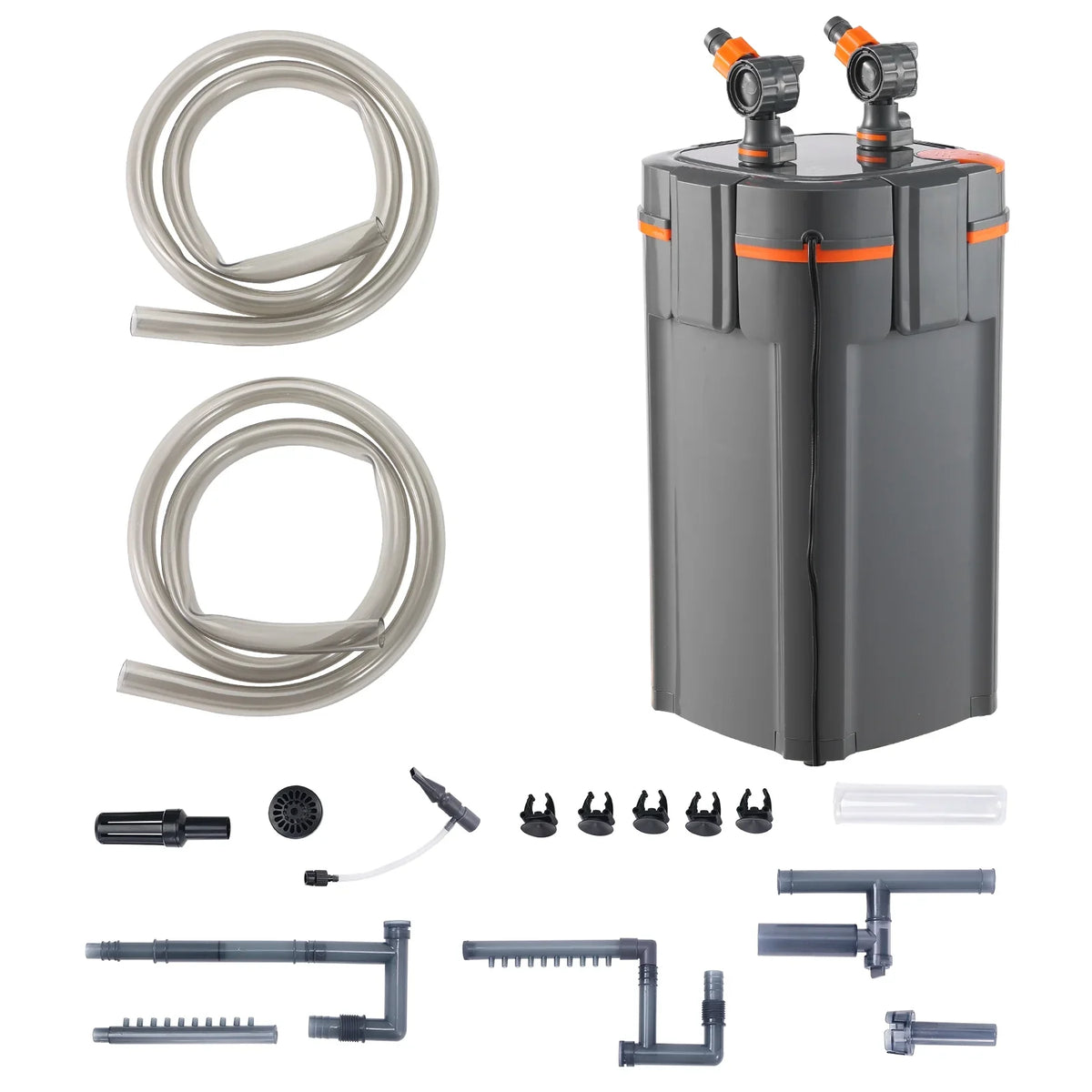 120 SKYSHALO UV Tank Lamp Fish Filter Canister Gallon Aquarium 15w Quiet