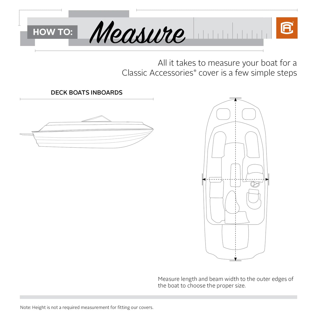 ft Deck Fits Accessories Classic Cover, x wide Heavy-Duty in ft boats 20 - 22 long 106 Boat StormPro