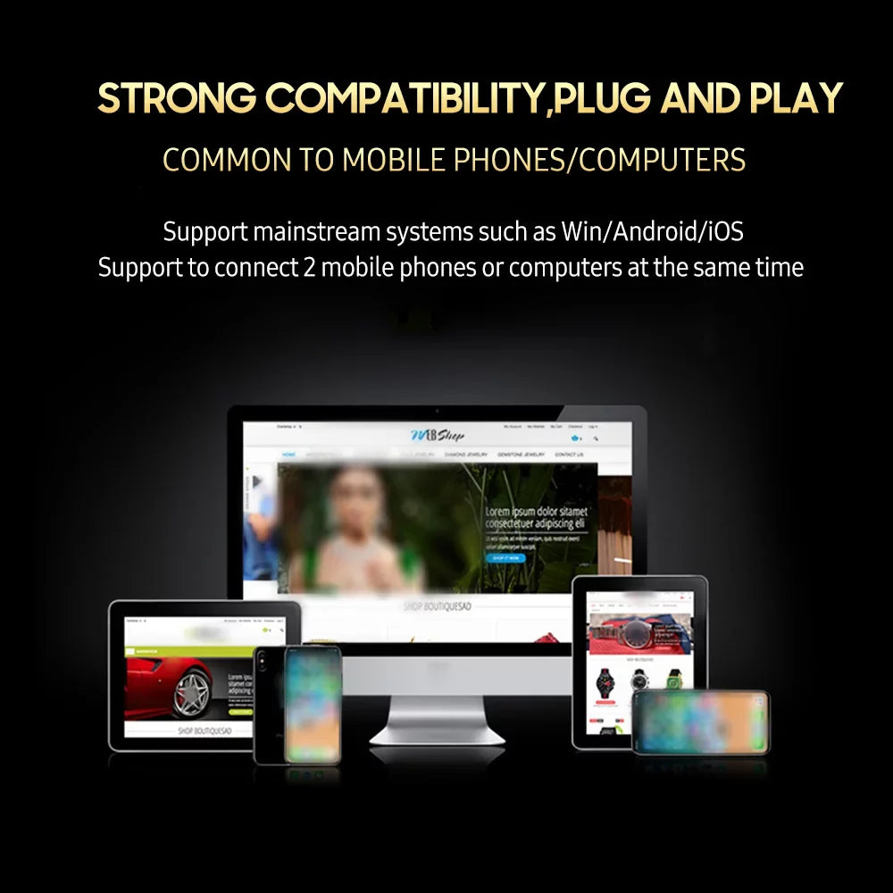 Smart GoolRC Rechargeable SingingLive Computer Live with for V300 Broadcasting/ Multifunctional Pro Voice and Phone Sound and Compatible Sound Recording