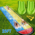 2 Duty Double Lawn for Lawn Heavy x 4.6ft Water for Adult Slide Water Slide Inflatable Kids, Activities 25ft Boards Slip Summer with Outdoor Yard Play Water YoYfun and Sprinkler