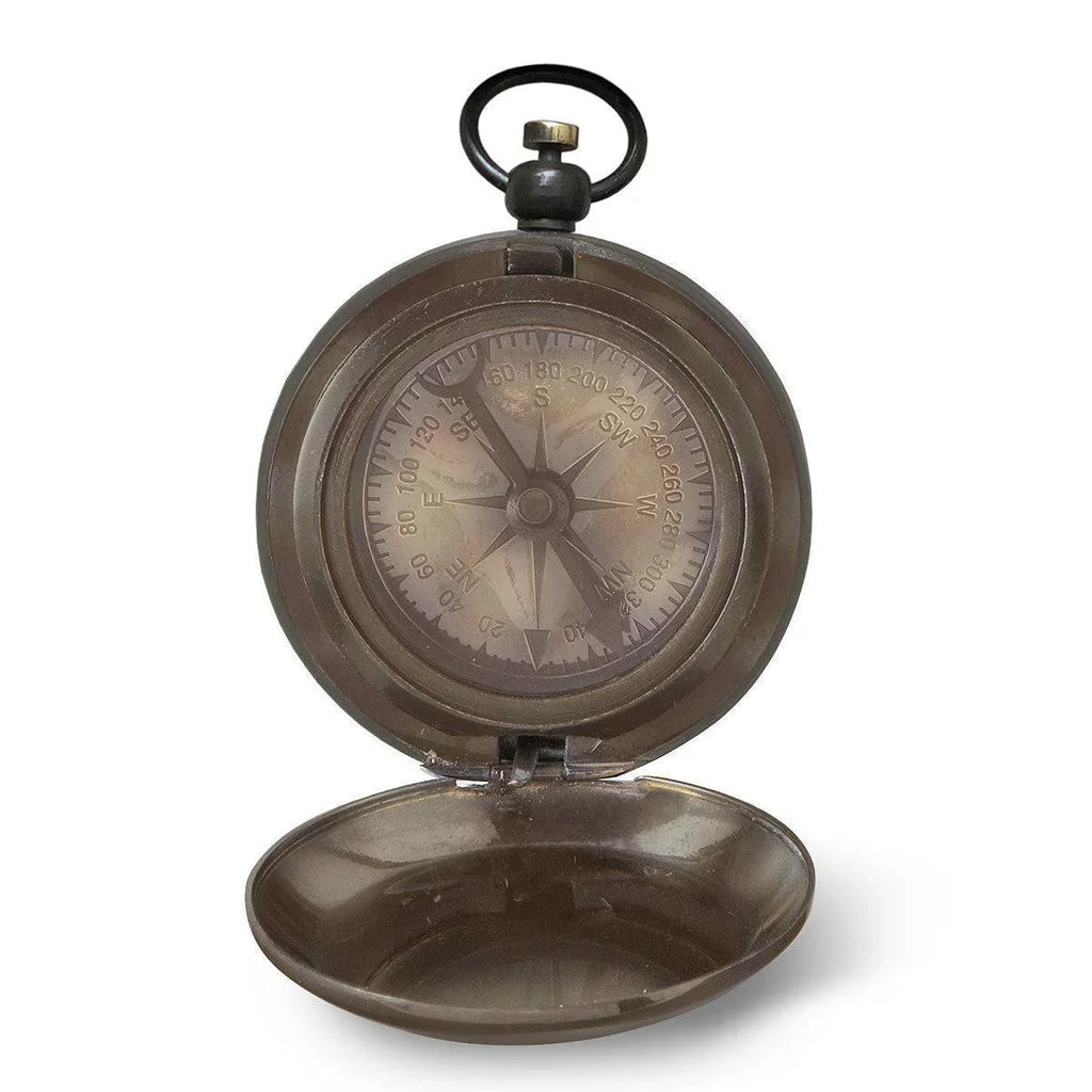 Ever Wooden Best Compass Bucking Dad Engraved in Laser Box