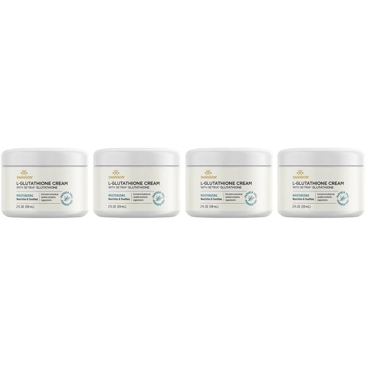 fl Setria Glutathione Swanson Cream oz Pack 2 Cream L-Glutathione with 4