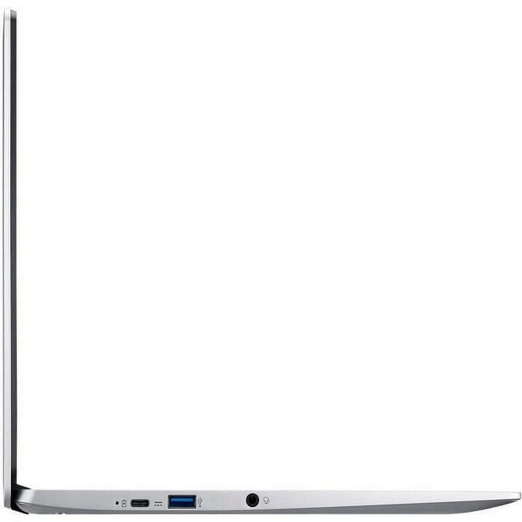Acer 315 64GB HD 4GB + Mazepoly N4020, Accessories Silver LPDDR4, Chrome 15.6" Restored Chromebook Intel Laptop, OS, Celeron eMMC, Display