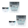 Moisturiser Finish Light Air Luminous Olay 50g Pack) Whip Active (2 As