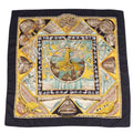 Au (Good) du Pre-Owned Carre HERMES ladies Muffler color silk Scarf 100% Tam To Son sound tam of 90 multi the