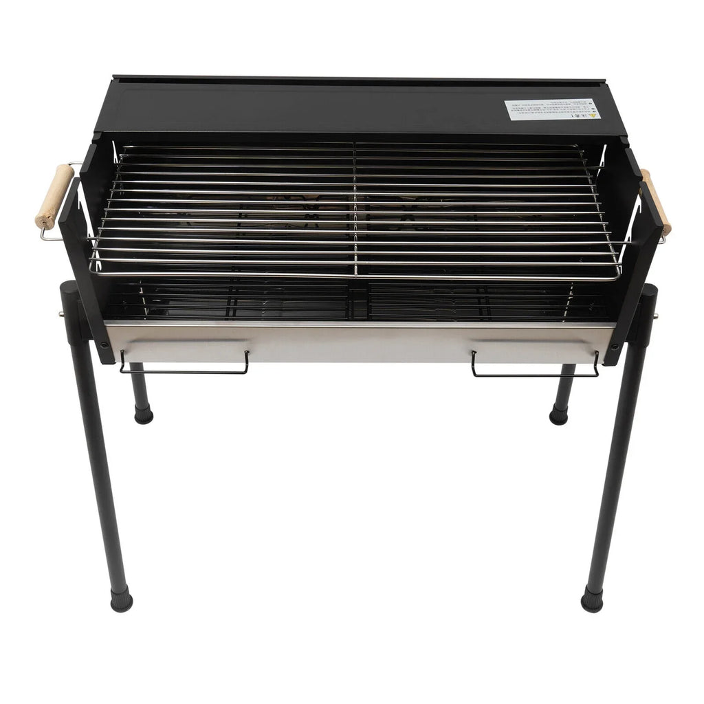 with Grill Food Folding Portable Charcoal Tool Charcoal Barbecue Grill BBQ Camping Kits Miumaeov for Grade Grill Stainless Picnic Grill 304 Steel