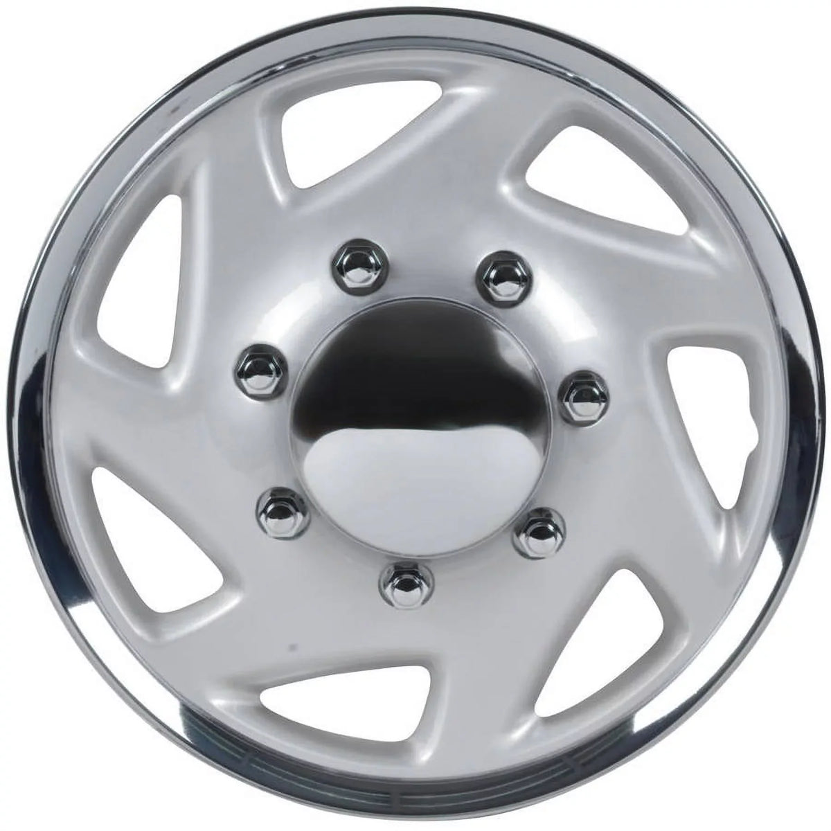 Style Ford Cover, 4 Chrome 16" Replica Hubcaps E-Series Cover, BDK Pieces Wheel
