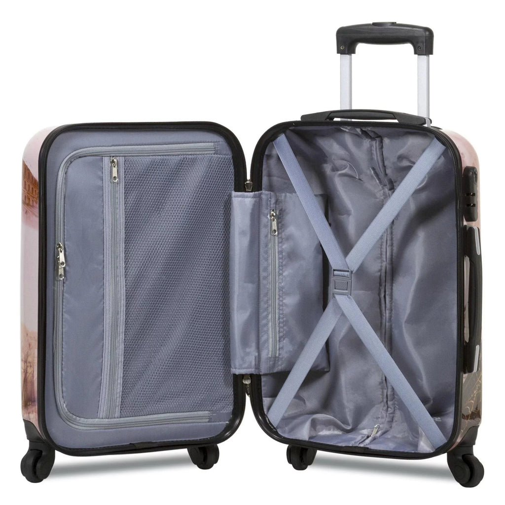 Hardside Set Collection World Paris Luggage 3-Piece Spinner Traveler