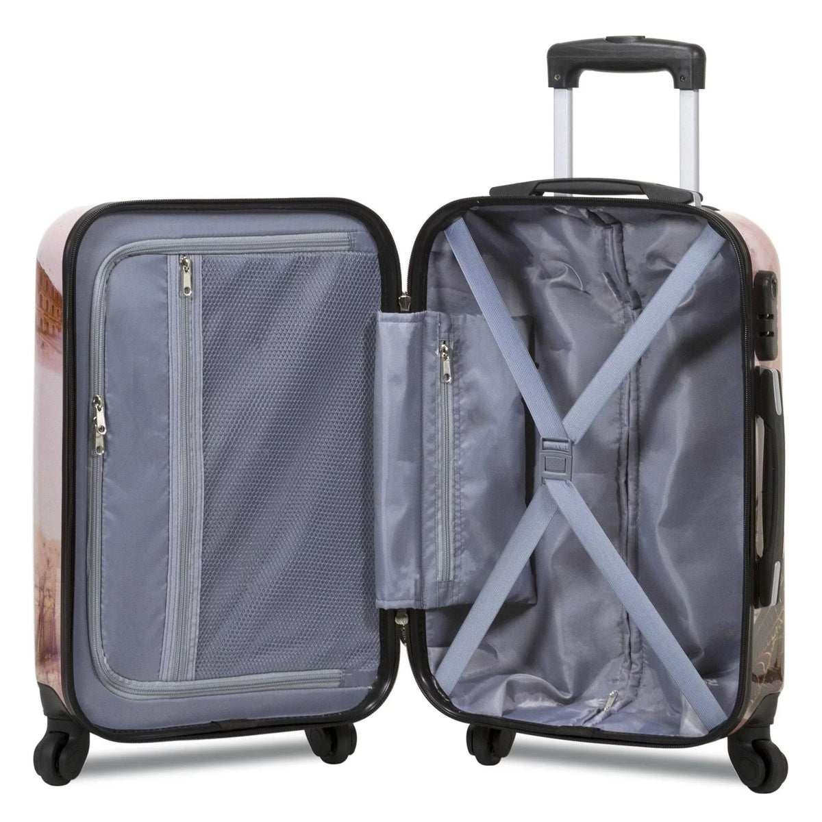 Hardside Set Collection World Paris Luggage 3-Piece Spinner Traveler
