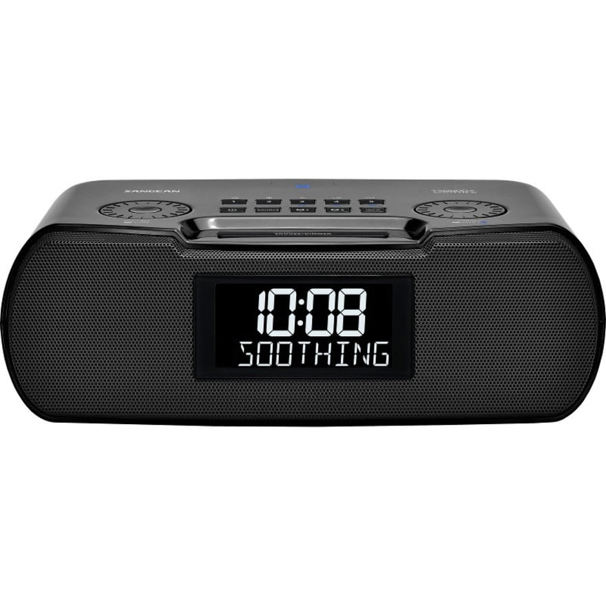 Clock Radio Sangean Display Am/Fm Lcd Atomic With Rcr22