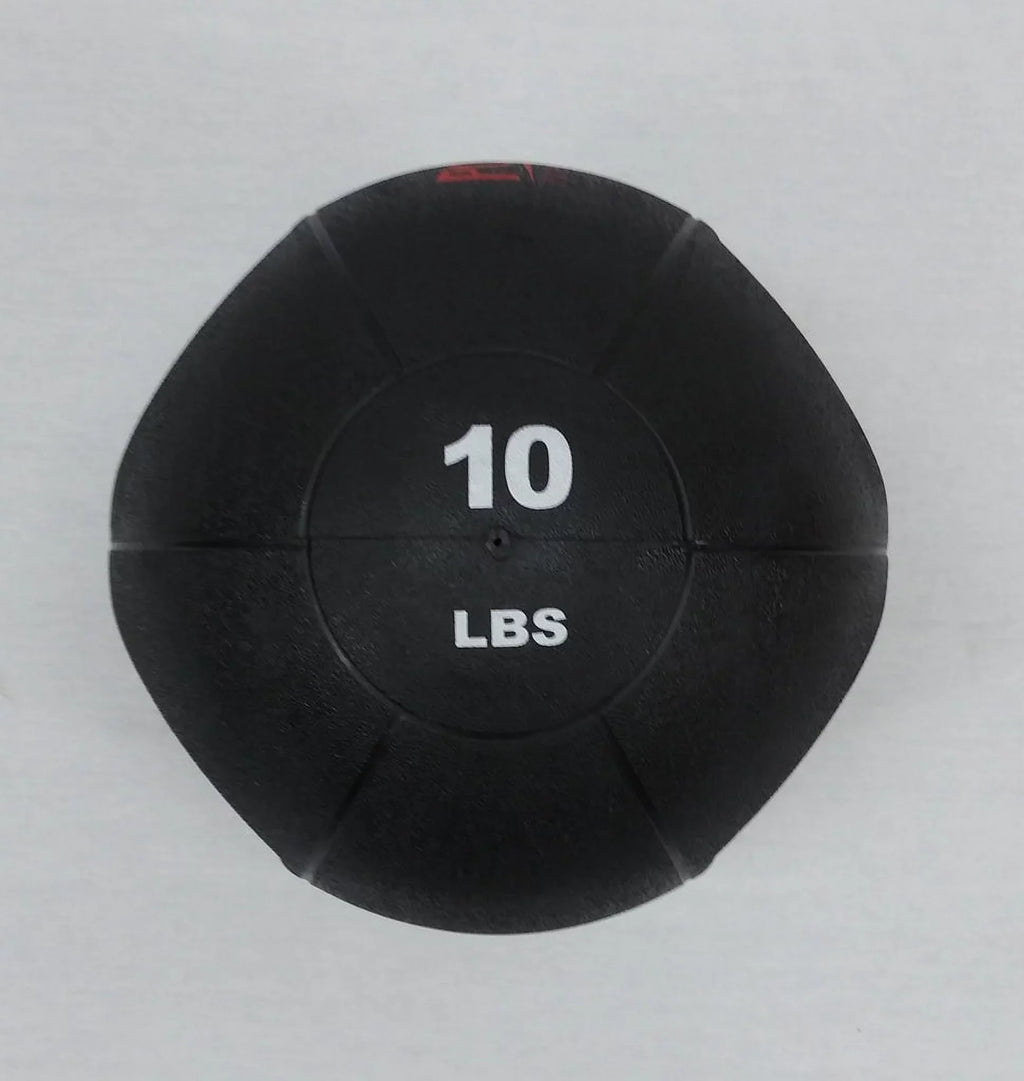 PowerFit 10lb Grip Balls Rubber Dual Medicine