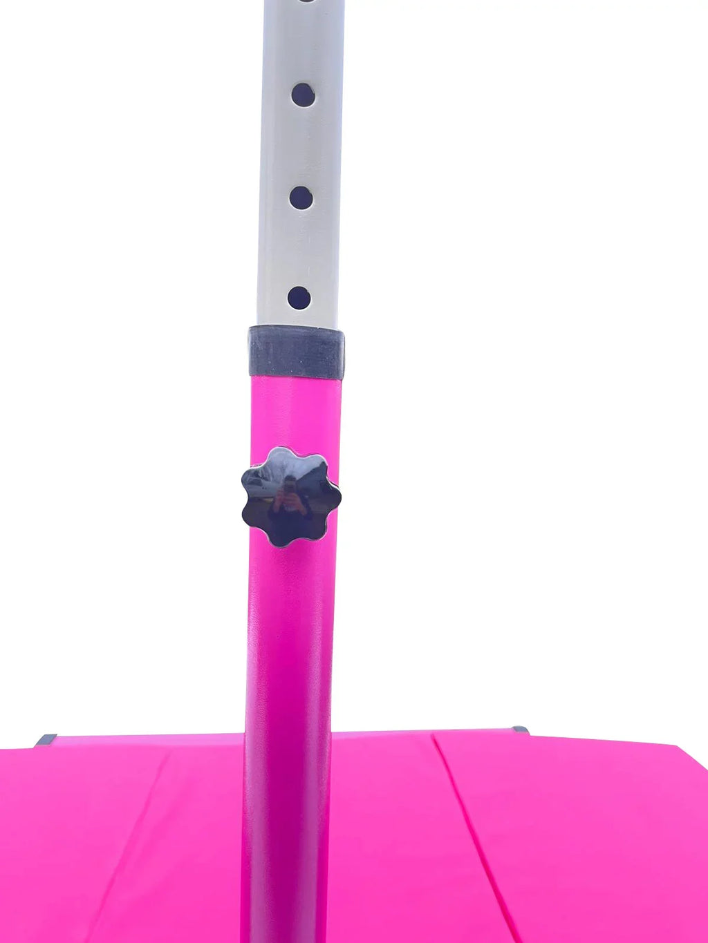 and 3 Bar for Junior Horizontal Bar Mat Bar, Handrail, Cushioned Expandable to FT Athletic Gymnastics Bar 5 6’x4’ Bar Kids Training Gymnastic with Pink Height Adjustable Kip Gymnasts for Gymnastics