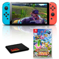 OLED Blue/Red with Nintendo Snap Game Neon Pokemon Switch