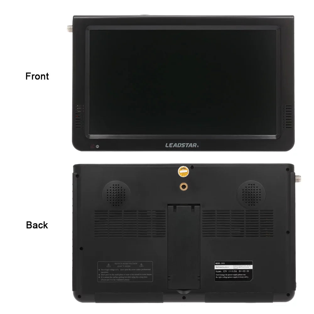 Support Freeview Card Screen 10 Digital TFT Video for ATSC LEADSTAR TV Portable Inch Player , LED USB