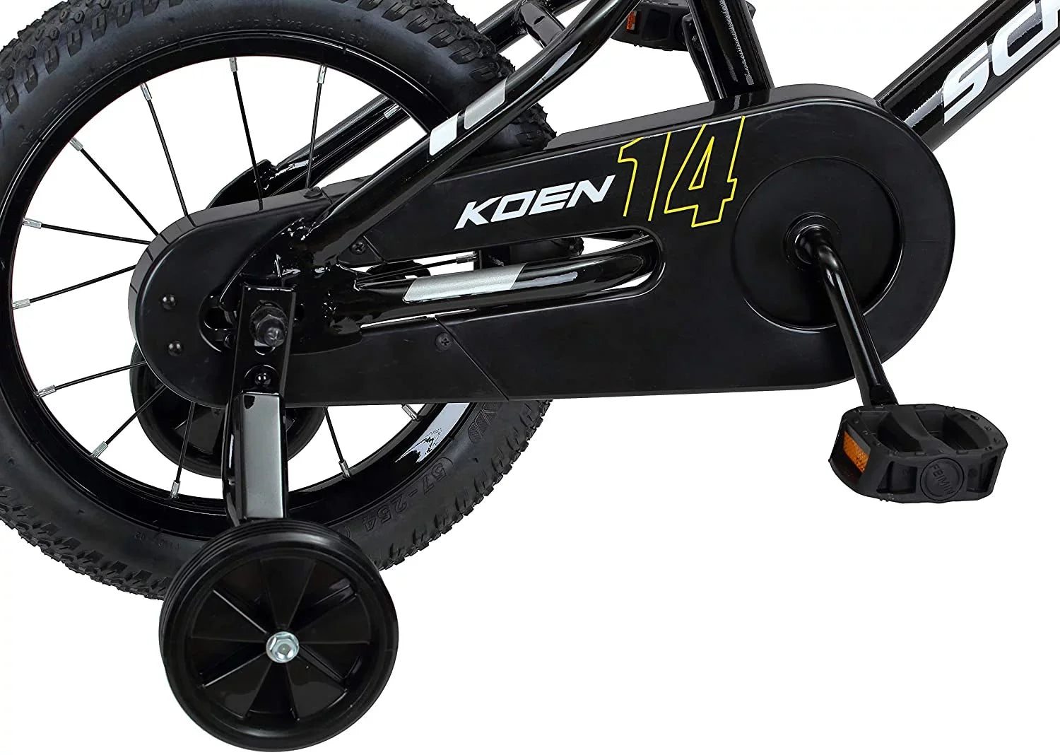 Seat Wheels Toddlers and for Black, Bike Years 2 Koen inch for Adjustable Boys Training Up, Ages Schwinn Kids, and 14 Wheels,