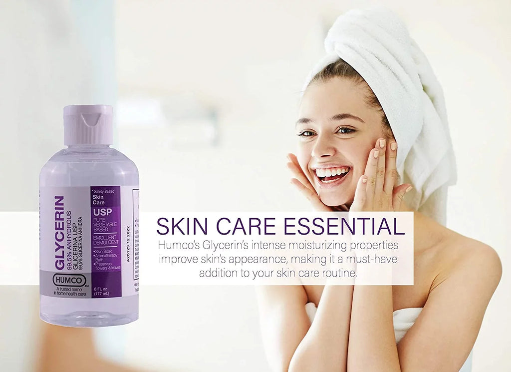 6oz Pack Glycerin Skin 4 Humco of 99.5% USP Protectant Each,